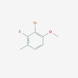 molecular formula C8H8BrFO B6335988 2-Bromo-3-fluoro-1-methoxy-4-methylbenzene CAS No. 1783385-98-7