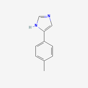 molecular formula C10H10N2 B6335990 4-p-Tolyl-1H-imidazole CAS No. 670-91-7