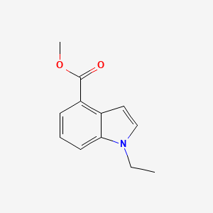 molecular formula C12H13NO2 B6336006 Methyl 1-ethylindole-4-carboxylate CAS No. 2306262-09-7