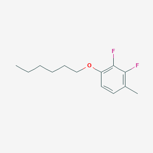 molecular formula C13H18F2O B6336040 2,3-Difluoro-1-(hexyloxy)-4-methylbenzene CAS No. 2635937-37-8