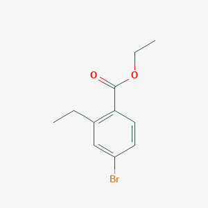 molecular formula C11H13BrO2 B6336052 4-Bromo-2-ethylbenzoic acid ethyl ester CAS No. 1416979-60-6