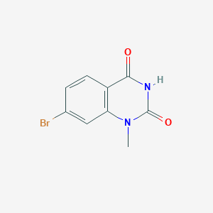 molecular formula C9H7BrN2O2 B6336080 7-Bromo-1-methyl-quinazoline-2,4-dione CAS No. 1422209-78-6