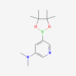 molecular formula C13H21BN2O2 B6336088 5-(Dimethylamino)pyridine-3-boronic acid pinacol ester CAS No. 1425045-81-3
