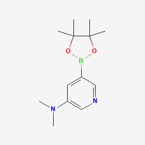 N,N-Dimethyl-5-(4,4,5,5-tetramethyl-1,3,2-dioxaborolan-2-YL)pyridin-3-amine