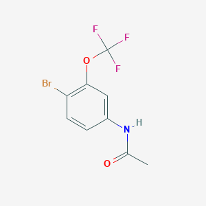 molecular formula C9H7BrF3NO2 B6336093 N-(4-Bromo-3-(trifluoromethoxy)phenyl)acetamide CAS No. 1426805-97-1