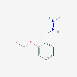 molecular formula C10H16N2O B6336144 1-(2-Ethoxybenzyl)-2-methylhydrazine CAS No. 1392879-03-6