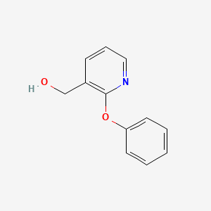 molecular formula C12H11NO2 B6336191 (2-Phenoxy-pyridin-3-yl)-methanol, 95% CAS No. 681460-30-0