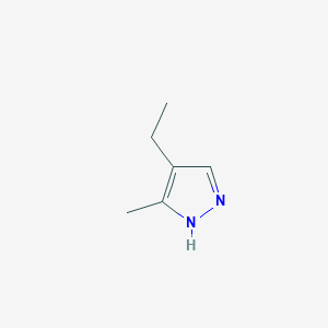 molecular formula C6H10N2 B6336199 4-Ethyl-3-methyl-1H-pyrazole CAS No. 60061-76-9