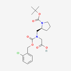 molecular formula C20H27ClN2O6 B6336236 Boc-Pro-psi[CH2N(2-Cl-Z)]-Gly-OH CAS No. 204200-09-9