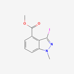 molecular formula C10H9IN2O2 B6336273 Methyl 3-iodo-1-methyl-1H-indazole-4-carboxylate CAS No. 1337882-04-8