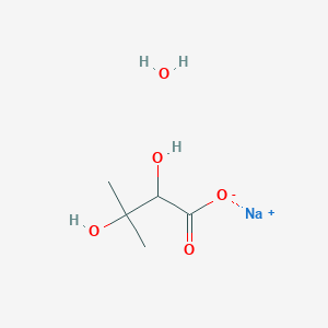 molecular formula C5H11NaO5 B6336408 (+/-)-Sodium 2,3-dihydroxyisovalerate hydrate;  min. 96% CAS No. 74294-97-6