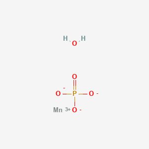 molecular formula H2MnO5P B6336429 Manganese(III) phosphate hydrate;  99% CAS No. 104663-56-1
