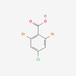 molecular formula C7H3Br2ClO2 B6336450 2,6-Dibromo-4-chlorobenzoic acid CAS No. 188663-74-3