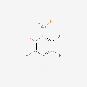 Zinc, bromo(pentafluorophenyl)-