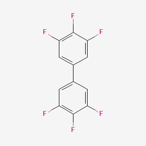 molecular formula C12H4F6 B6336492 3,3',4,4',5,5'-Hexafluoro-1,1'-biphenyl CAS No. 505058-38-8