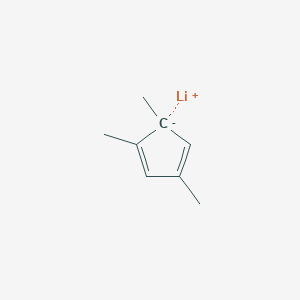 molecular formula C8H11Li B6336515 1,2,4-Trimethylcyclopentadienyllithium CAS No. 87729-03-1