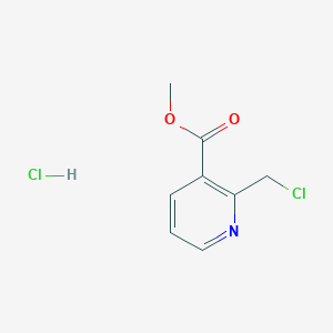 molecular formula C8H9Cl2NO2 B6336540 2-Chloromethyl-nicotinic acid methyl ester hydrochloride CAS No. 1803565-86-7