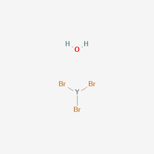 molecular formula Br3H2OY B6336549 Yttrium(III) bromide hydrate REacton®, 99.99% (REO) CAS No. 125018-67-9