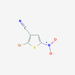 molecular formula C5HBrN2O2S B6336565 2-Bromo-5-nitrothiophen-3-carbonitrile CAS No. 56182-42-4