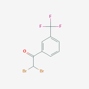 molecular formula C9H5Br2F3O B6336570 3-(Trifluoromethyl)-alpha,alpha-dibromoacetophenone CAS No. 922734-42-7