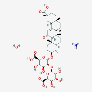 molecular formula C42H67NO17 B6336641 Monoammonium Glycyrrhizinate Hydrate, 75% CAS No. 207300-84-3