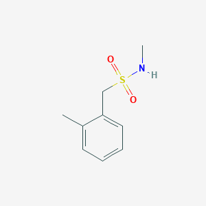 molecular formula C9H13NO2S B6336682 N-Methyl-c-o-tolyl-methanesulfonamide, 95% CAS No. 1263277-21-9