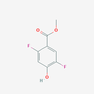 molecular formula C8H6F2O3 B6336688 2,5-二氟-4-羟基苯甲酸甲酯 CAS No. 1261684-74-5