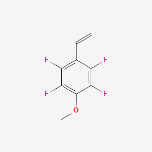 molecular formula C9H6F4O B6336738 4-Methoxy-2,3,5,6-tetrafluorostyrene CAS No. 29551-55-1