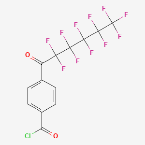 4-(Perfluorohexyloyl)benzoyl chloride, 97%