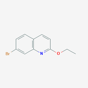 molecular formula C11H10BrNO B6336790 7-Bromo-2-ethoxyquinoline CAS No. 1223559-68-9
