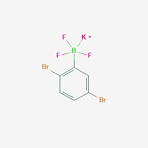 molecular formula C6H3BBr2F3K B6336821 Potassium (2,5-dibromophenyl)trifluoroborate CAS No. 1448312-02-4