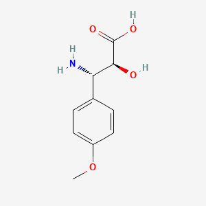 molecular formula C10H13NO4 B6336830 (2S,3S)-3-Amino-2-hydroxy-3-(4-methoxyphenyl)propionic acid CAS No. 2165965-04-6