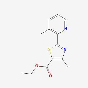 molecular formula C13H14N2O2S B6336832 Ethyl 2-(3-methyl-2-pyridyl)-4-methylthiazole-5-carboxylate CAS No. 1858257-27-8
