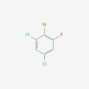 molecular formula C6H2BrCl2F B6336844 2-Bromo-1,5-dichloro-3-fluorobenzene CAS No. 1242339-89-4