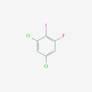 molecular formula C6H2Cl2FI B6336874 1,5-Dichloro-3-fluoro-2-iodobenzene CAS No. 1214333-91-1