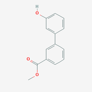 molecular formula C14H12O3 B6336951 3-(3-Methoxycarbonylphenyl)phenol, 95% CAS No. 252921-25-8