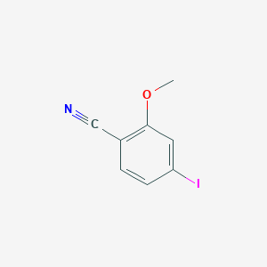 molecular formula C8H6INO B6337058 4-Iodo-2-methoxybenzonitrile CAS No. 677777-44-5