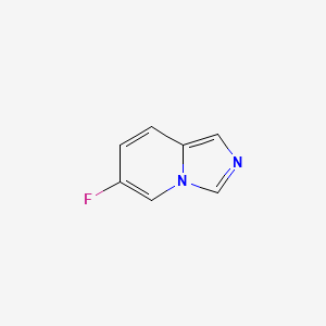 molecular formula C7H5FN2 B6337096 6-氟咪唑并[1,5-a]吡啶 CAS No. 1426421-17-1