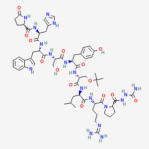 molecular formula C59H84N18O14 B6337200 (D-Ser(tBu)6,D-Leu7,Azagly10)-LHRH CAS No. 1926163-38-3