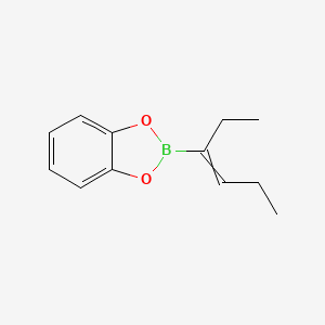 molecular formula C12H15BO2 B6337210 (Z)-3-Hexenyl-3-boronic acid catechol ester, 95% CAS No. 107648-56-6