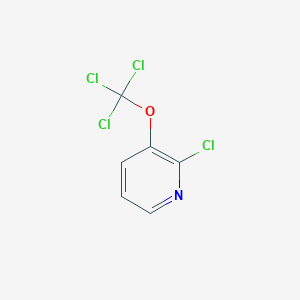 molecular formula C6H3Cl4NO B6337309 2-Chloro-3-(trichloromethoxy)pyridine, 97% CAS No. 1221171-74-9