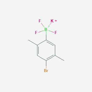 molecular formula C8H8BBrF3K B6337370 四氟硼酸钾（4-溴-2,5-二甲苯基） CAS No. 1189097-38-8