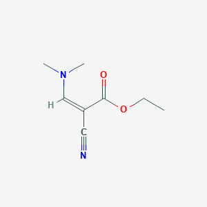 molecular formula C8H12N2O2 B6337385 (2Z)-2-氰基-3-(二甲氨基)丙烯酸乙酯，95% CAS No. 57338-28-0