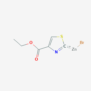 4-Ethoxycarbonylthiazol-2-ylzinc bromide, 0.25 M in THF