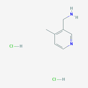 molecular formula C7H12Cl2N2 B6337691 (4-Methyl-3-pyridyl)methanamine dihydrochloride CAS No. 56635-11-1