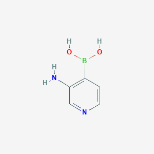 molecular formula C5H7BN2O2 B6337770 3-Aminopyridine-4-boronic acid CAS No. 2096337-23-2
