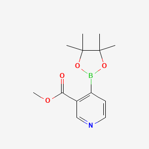 molecular formula C13H18BNO4 B6337790 3-(Methoxycarbonyl)pyridine-4-boronic acid pinacol ester CAS No. 2096342-27-5