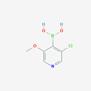 molecular formula C6H7BClNO3 B6337803 3-Chloro-5-methoxypyridine-4-boronic acid CAS No. 2096339-57-8