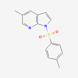 molecular formula C15H14N2O2S B6337833 5-Methyl-1-(p-tolylsulfonyl)pyrrolo[2,3-b]pyridine CAS No. 1036028-15-5