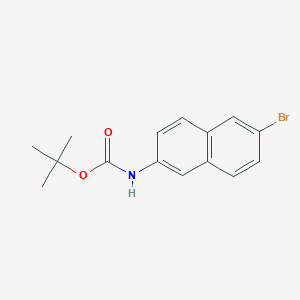 molecular formula C15H16BrNO2 B6337838 叔丁基(6-溴萘-2-基)氨基甲酸酯 CAS No. 869114-68-1